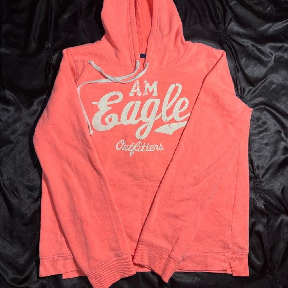 American eagle outfitters coral hoodie